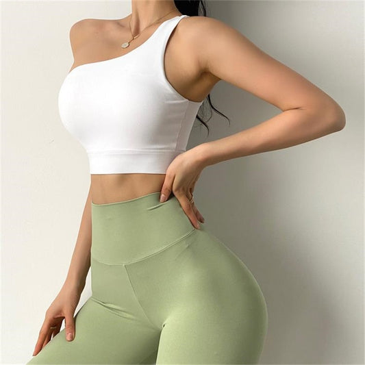 One Shoulder Sports Crop